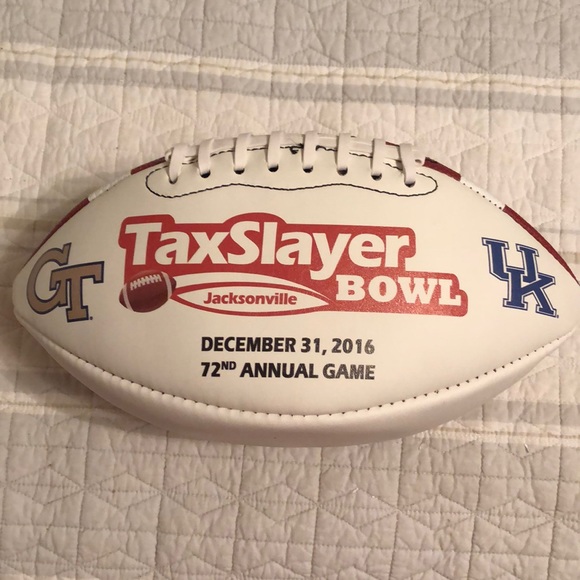 TaxSlayer Other - NWOT Commemorative TaxSlayer Bowl Football